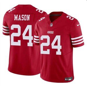 24 Jordan Mason Red FUSE Stitched Jersey